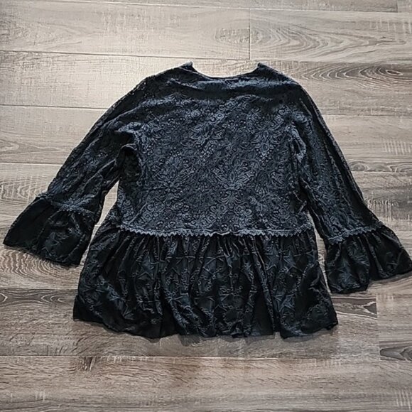 ☀️Tesoro Moda lace Babydoll Top☀️ - Picture 6 of 6